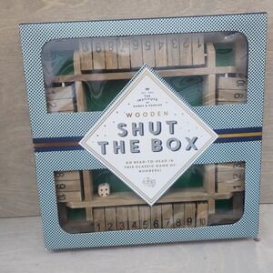 Wooden Shut The Box Dice Board Game Institute of Games & Puzzles‎ Numbers